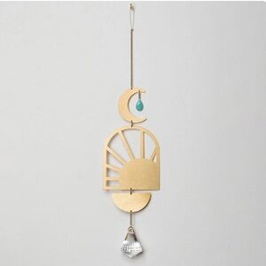 Sunshine, Turquoise, & Crystal Suncatcher